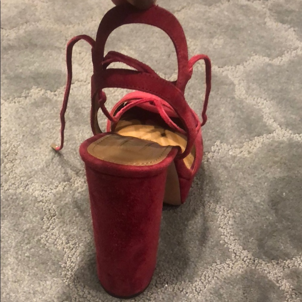 Aquazzura suede lace up platform - Picture 5 of 6